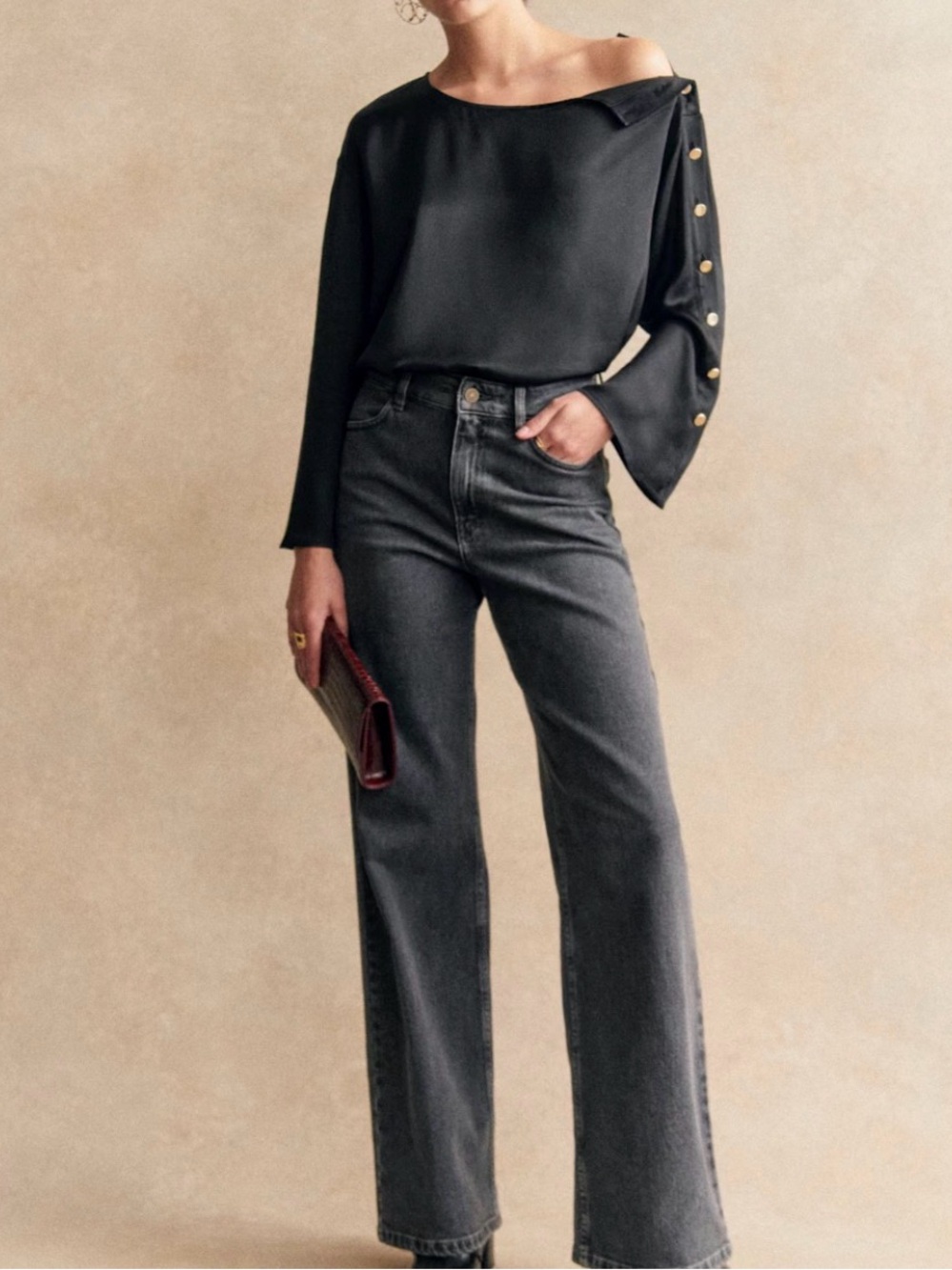 Sézane Denara top, size 2, NWT